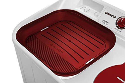 Samsung 7 Kg Inverter 3 Star Semi-Automatic Top Load Washing Machine (WT717QPNDMWXTL, Light Grey, Double storm technology) 3