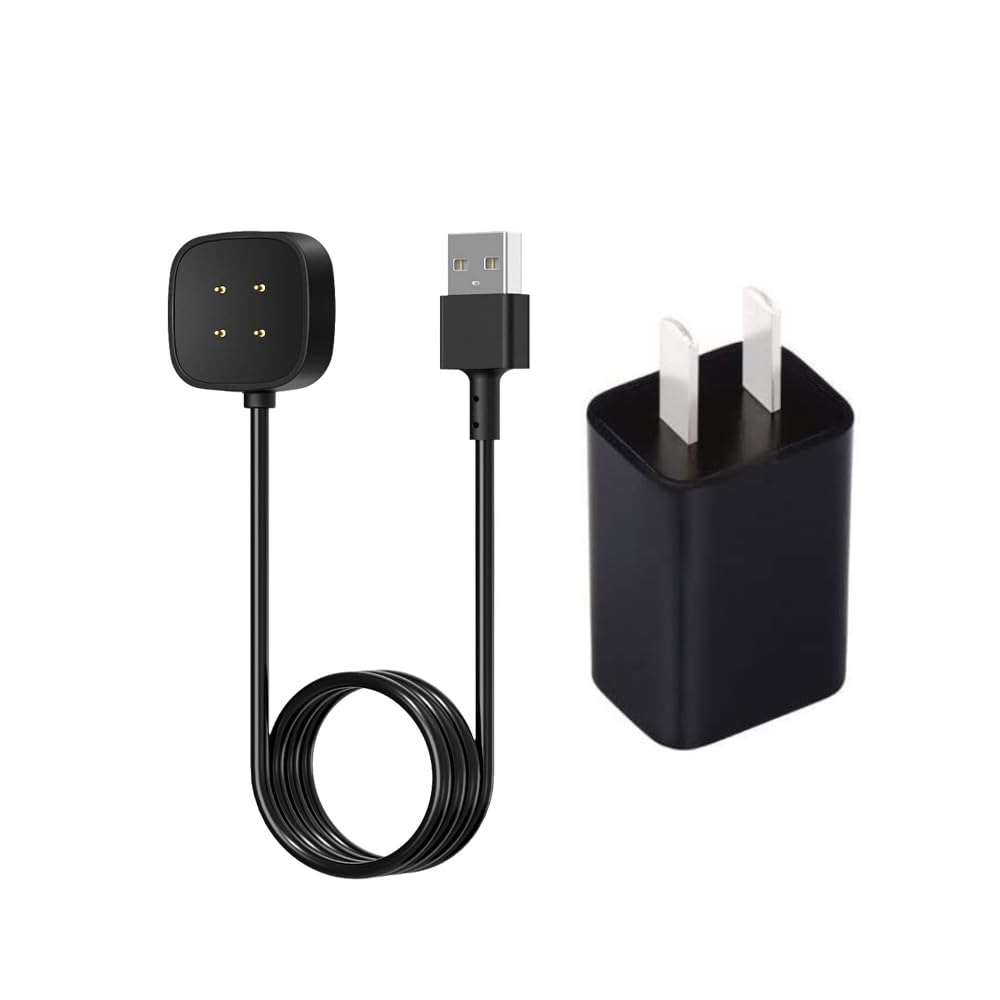 Pixel 3 Power Charger Compatible for Fitbit Sense Charge Cable Cords, Google Pixel Watch 2 & 3 USB Charging Cable Cord Watch Charger 5V 1A for Fitbit Ace LTE/Versa 4/Versa 3 1