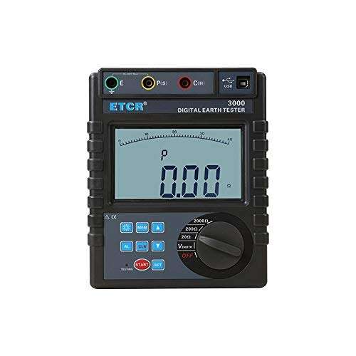 Aohi WXQ-XQ Resistance Current Detection Digital Multimeter ETCR3000 0~600V Digital Earth Resistance Meter Electric Tester 1