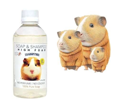 CERO ® High Foam Shampoo for HAMSTER, NO Perfume | NO Colour, 100% Pure Soap (1 lit.) 3