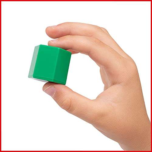 edxeducation Mini Geometric Solids | Set of 40 | Multicolored 3D Shapes | Math Manipulative For Kids | Home Learning Toy for Early Math and Geometry 4