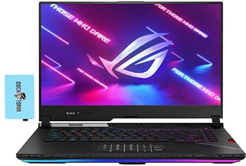 ASUS ROG Strix Scar 15.6" 2K 240Hz IPS Gaming Laptop (Intel i9-12900H 14-Core, 64GB DDR5 4800MHz RAM, 2x1TB PCIe SSD RAID 1 (1TB), GeForce RTX 3080 Ti 16GB, RGB Backlit KYB, WiFi 6, Win11P) w/Hub