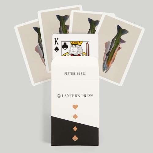 Lantern Press Trout, Double Exposure (52 Playing Cards, Poker Size Card Deck with Jokers) 6