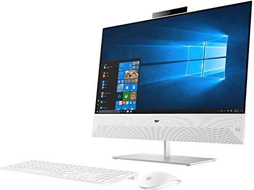 HP All in One Desktop Computer 27 inch, 2024 27" FHD IPS All-in-one, with Microsoft Office Lifetime License, AMD Ryzen 3 7320U, 8GB RAM, 256GB SSD, HDMI, Wi-Fi 6, Wired KB & Mouse, Win11 Home 3