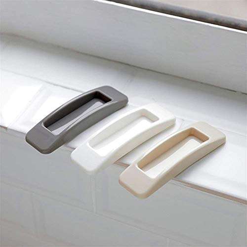 Dpprdl Door Handles Plastic Glass Window Cabinet Drawer Tools Auxiliary Door Handles Sliding Door Handle White Gray Portable, 2 P Color : C(2pc) 6