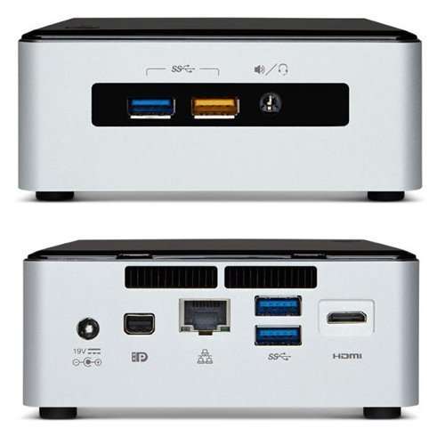 Intel NUC Desktop/HTPC 5th Generation Dual-Core i3 2.10GHz, 8GB DDR3, 240GB SSD, WiFi, Bluetooth, 4K Support, Dual Monitor Capable, Windows 10 Professional 64Bit (Renewed) 1