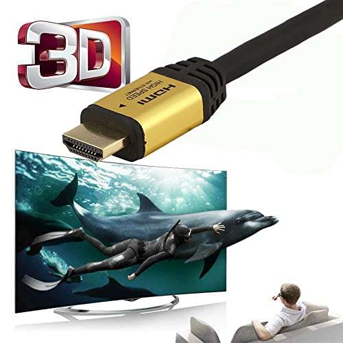 C&E High Speed Ultra HDMI Cable CL3 Rated (35 Feet / 10.6 Meter) with Ethernet, Supports (4K x 2K @ 60HZ), Video 4K UHD 2160p, HD 1080p, 3D, Xbox Playstation PS3 Audio Return Latest Version (2 Pack) 2