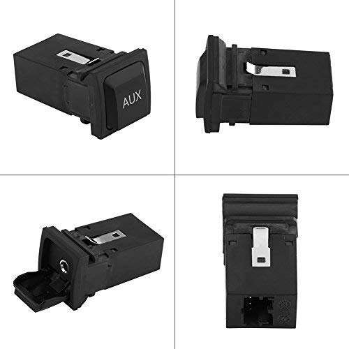 Keenso Audio USB Female AUX Adapter Cable, Premium ABS Plastic and Metal Car USB AUX Audio Cable Switch and Cable 2