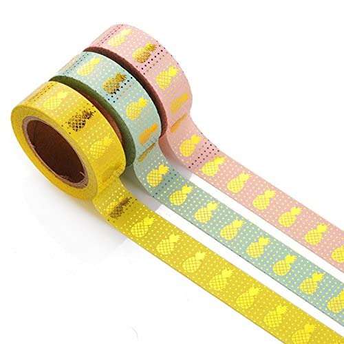 KTM Healthcare® 2 : 10M Adhesive Paper Sticker Book Decor DIY Scrapbooking Craft Glitter Washi Tape 1