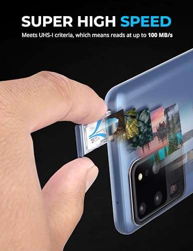 SABRENT Rocket V30 A2 256GB MicroSDXC Memory Card 2-Pack R100MB/s W30MB/s Compatible with Steam Deck, Nintendo-Switch, Go Pro, Cameras, Smartphones. (SD-MQ30-256X2) 5