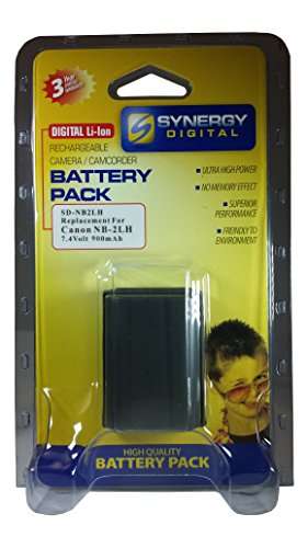 Accessory Kit Compatible with Synergy Digital, Works with Canon MV5iMC Camcorder Includes: SDNB2LH Battery, SDM-118 Charger 3