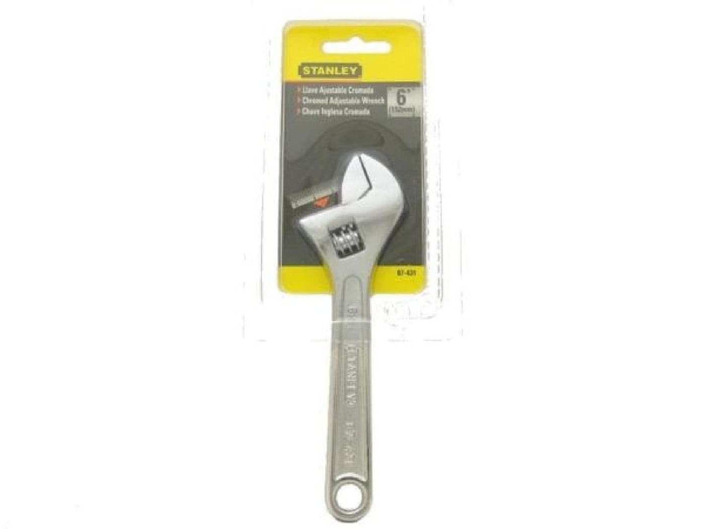 STANLEY STMT87431-8 6''/150mm Chrome Plated Adjustable Wrench