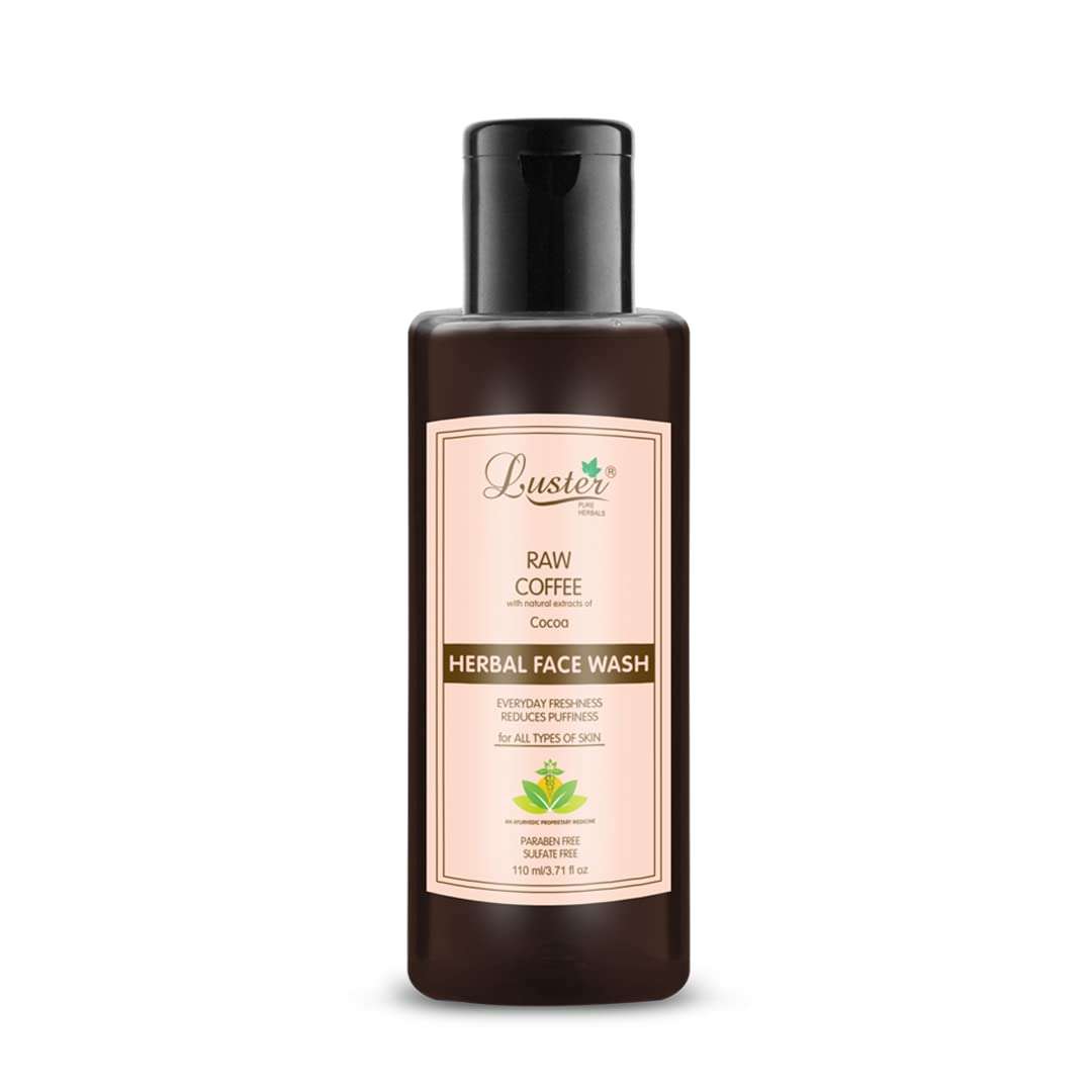 Luster Raw Coffee Face Wash | Enriched With Cocoa Extracts | Reduces Puffiness | Face Wash For Glowing Skin | Women & Men’s Face Wash (Paraben & Sulphate Free) -110 ml 2