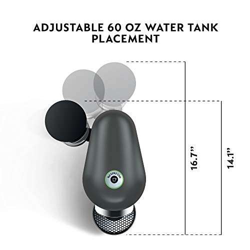 Nespresso Vertuo Plus Deluxe Coffee and Espresso Maker by Breville, Titan with Aeroccino Milk Frother 3