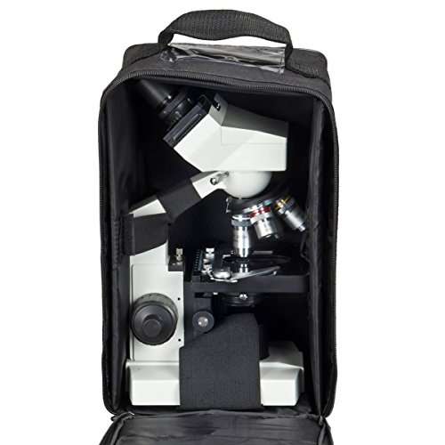 OMAX 40X-2500X Lab Binocular Biological Compound LED Microscope with Vinyl Carrying Case 3