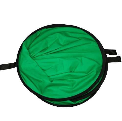 Fancierstudio 2 in 1 Chromakey Green Screen Chromakey Blue Screen Collapsible Backdrop Collapsible Reversible Background 5'x7' Chroma-Key Blue/Green By Fancierstudio RE2010 BG 5