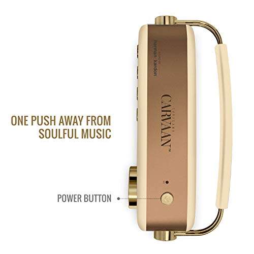 Saregama Carvaan 2.0 Portable Digital Music Player - Sound by Harman/Kardon (with 20,000 Songs) (with WiFi, Champagne Gold Color) 4