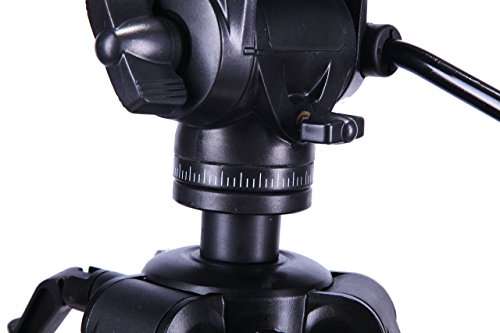 Powerpak Video-X5 5.6ft Lightweight Portable Aluminium Tripod Stand with Bag for Video & DSLR Cameras Payload 5Kg 4