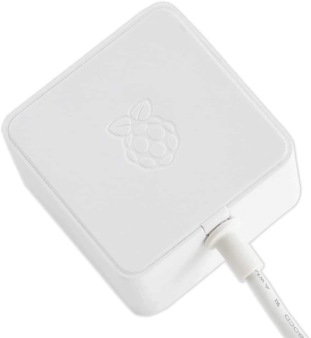 Genuine Raspberry Pi Power Supply Adapter with 3PCS IoTCrazy Heatsink, for All of Raspberry Pi Micro USB Boards, Support 3 B+/Pi 3 /Pi Zero W/Pi Zero/Pi 1 /Pi 2 /Pico, 5.1V 2.5A, US Plug, White 5
