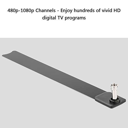 Hilitand 100+ HD Digital TV Programs Antenna, 480p-1080p Channels, Easy Installation, No Monthly Fee, Plug and Play 3