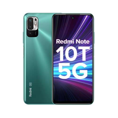 Redmi Note 10T 5G (Mint Green, 6GB RAM, 128GB Storage) | Dual5G | 90Hz Adaptive Refresh Rate | MediaTek Dimensity 700 7nm Processor | 22.5W Charger included