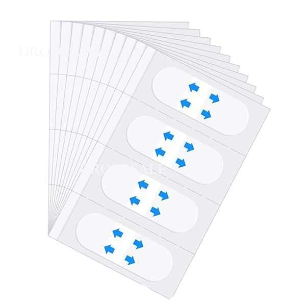 Virza trade Face Lift Tape Invisible for Instant Face Lifting & Contouring | High-Elasticity Double Chin Sticker, Neck & Facial Line Tightening Tape with String | Wrinkle Smoothing, V-Shape Face Slimming, Sagging Skin Lifter (40 Pcs, Pack of 1) 1