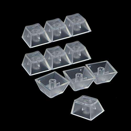 10 Pcs Transparent ABS Keycaps Mechanical Keyboard Keycaps Matte Backlit Keycaps For Cherry Switch Mechanical Keyboard Dies For Card Making On Clearance 5