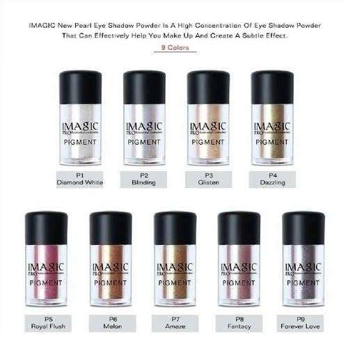 IMAGIC Professional Glitter Eyeshadow Metallic Loose Powder Pigment (P2 - blinding) 5