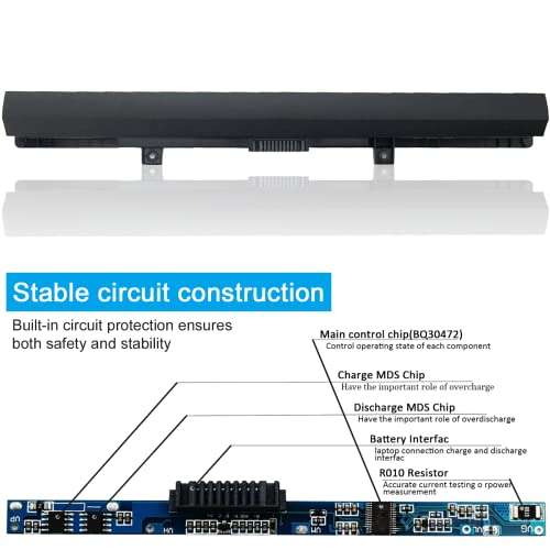 LQM® New Laptop Battery PA5185U-1BRS for Toshiba Satellite C55 C55D C55T L55 L55D L55T C55-B C55-B5299 C55-B5202 PA5186U-1BRS PA5184U-1BRS 3