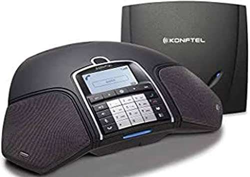 Konftel 300Wx Wireless Conference Phone w/Analog DECT Base Station + Sandisk 16GB Card to Record Calls + Belkin PowerStrip and More - Conference Room Bundle 4