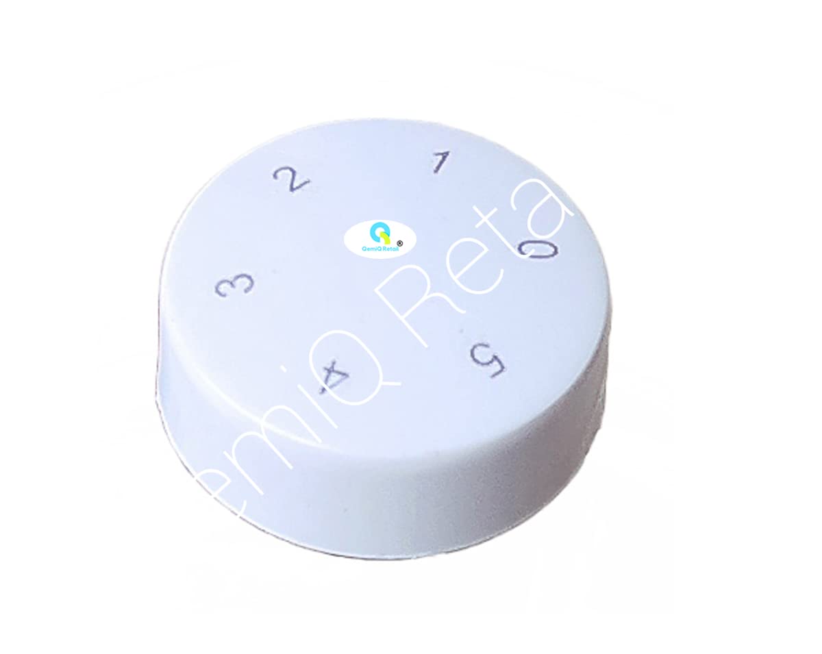 QemiQ Retail®-"Fan Speed Controller Knob"."Hole Size 7 MM" 4 Unit's 5