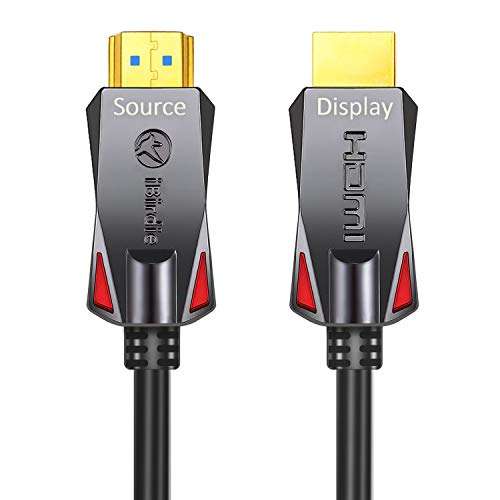 iBirdie 4K HDMI Fiber Optic Cable 200 Feet, HDMI 2.0 18Gbps, Supports 4K 60Hz(4:4:4, HDR10, ARC, HDCP2.2) 1440p 144Hz, One Direction 1