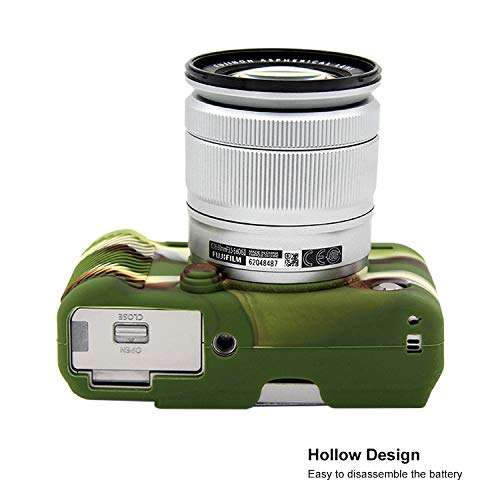 PULUZ Soft Silicone Protective Case for FUJIFILM X-A3 / X-A10 (Camouflage) 4