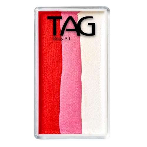 TAG Face and Body Paint - 1 Stroke Split Cake 30g - Rose 1