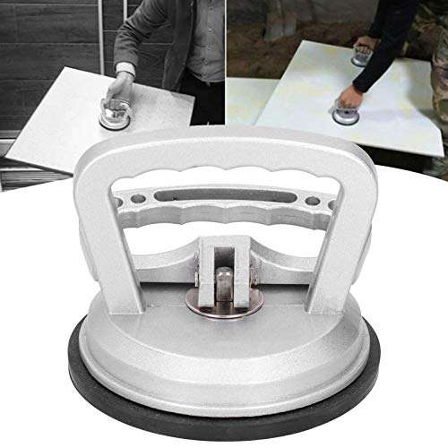5in Glass Suction Cup Tile Marble Floor Aluminum Alloy Suction Cup Glass Sucker Plate Puller Lifting Window Replacement for Glass/Tiles 6