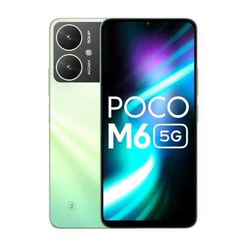POCO M6 5G (Polaris Green, 8GB RAM, 256GB Storage)