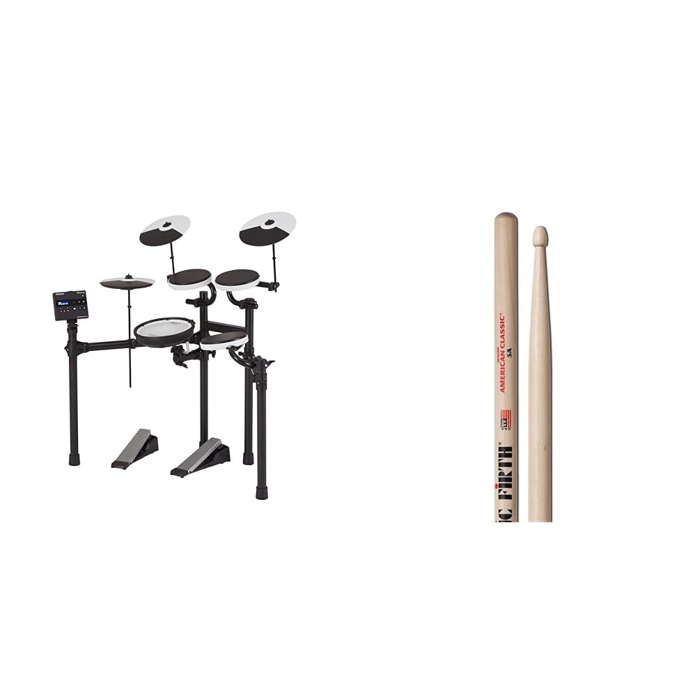 Roland Electronic Drum Set (TD-02KV) & Vic Firth American Classic 5A Drum Sticks 1