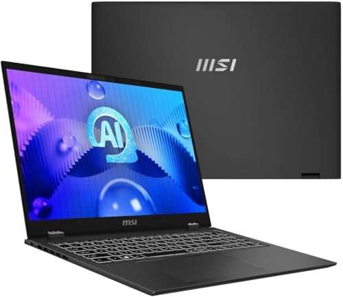MSI Prestige 16 AI Evo Laptop, Intel Ultra 7-155H, 16" QHD+ Ultra Thin Professional Laptop, 32 GB DDR5, 1 TB SSD, ARC Graphics, Backlit Keyboard, WiFi 7, with Windows 11 Pro & Office Lifetime License 6