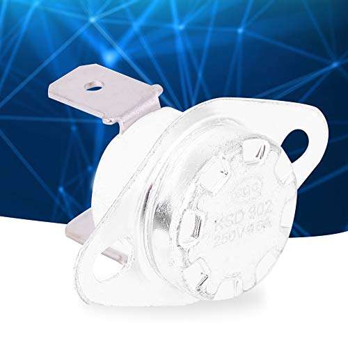 Garosa KSD302 Temperature Control Switch Thermostat Thermal Switch 250V 16A Normally Closed Temp Control Module Plastic Iron (95°C) 3