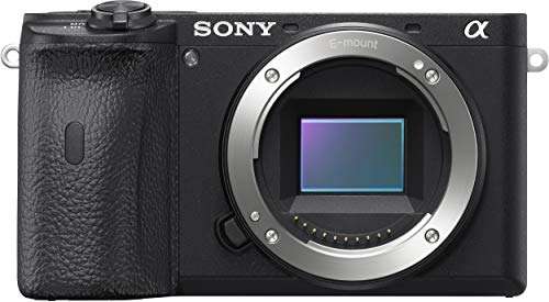 Sony Alpha Ilce-6600 24.2 Mp Mirrorless Digital SLR 16 GB Camera Body Only (Aps-C Sensor, Fastest Auto Focus, Real-Time Eye Af, Real-Time Tracking, 4K Vlogging 16 GB Camera, Tiltable LCD), Black