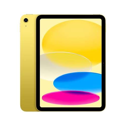 Apple iPad 11″: A16 chip, 27.69 cm (11″) Model, Liquid Retina Display, 128GB, Wi-Fi 6, 12MP Front/12MP Back Camera, Touch ID, All-Day Battery Life — Yellow 1