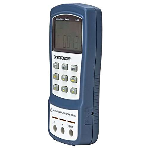 B&K Precision 830C Dual Display Handheld Capacitance Meter, 199.99 mF Max Range 2
