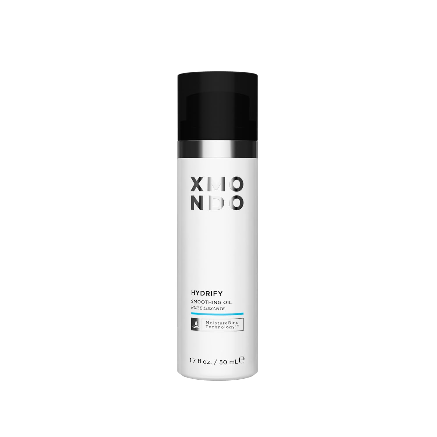 XMONDO Hair Hydrify Smoothing Oil | Vegan Formula with Argan, Carrot Seed, and Baobab Oils - Deep Penetrating to Hydrate, Strengthen, Nourish, and Restore Dry, Damaged Hair, 1.7 Fl Oz 1-Pack 1