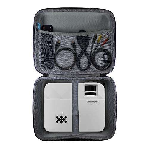 TUDIA EVA Empty Portable Hard Storage Carrying Travel Case For Mini Projector and Accessories Compatible with TMY, Aurzen, NICPOW, HAPPRUN, CiBest, HOMPOW, ELEPHAS, NISOO, PANSEBA, VOPLLS and NICPOW 1