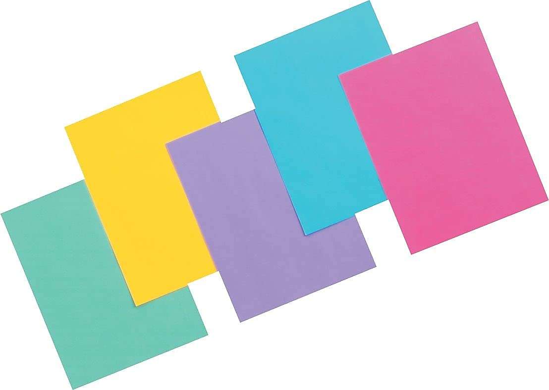 Pacon 101346 Array Colored Bond Paper, 24lb, 8-1/2 x 11, Assorted Designer Colors, 500/Ream 3