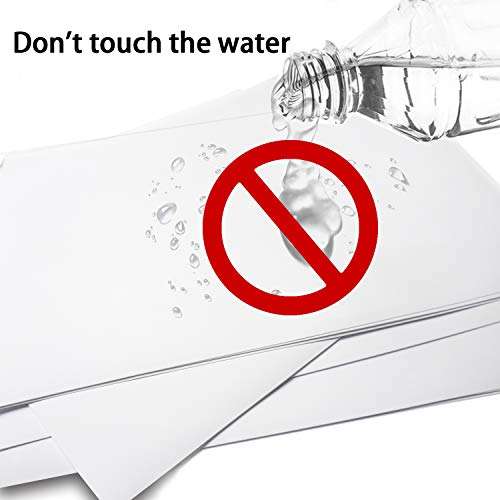 WeLiu Printable Transparent Sticker Paper - 8.5" X 11" Blank Custom Label Sticker Sheets - 15 Clear Sheets - for Inkjet Printers 6