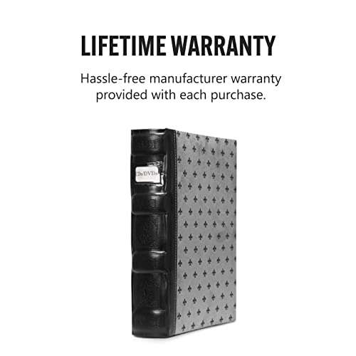 Bellagio-Italia Tuscany DVD Binder - Beautifully Store and Protect DVDs, Blu-Rays, CDs, Photos and Video Games (6) 6