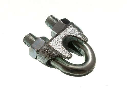Wire Rope Clamp U Bolt Cable Grip 16Mm 5/8 Inch Zinc Plated Steel Pack of 2