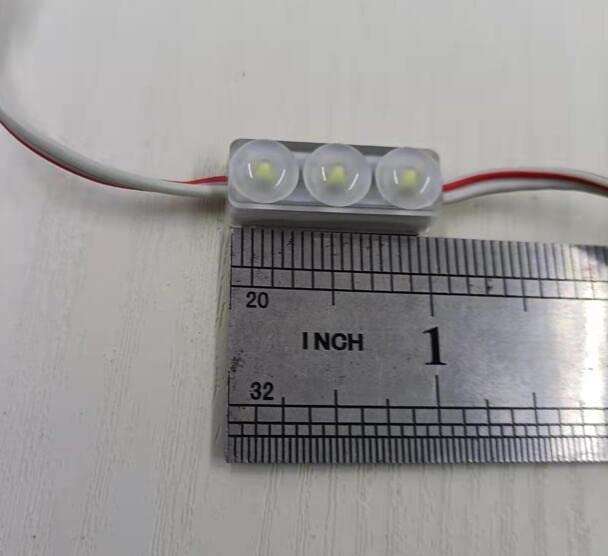 Q QINGCHEN Mini LED Module DC12V 3000K Warm White 0.5W Waterproof with Power Supply 5