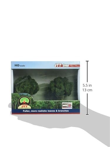 JTT Professional Series Oak Trees 3" HO/N Scale - 2 Pack 2